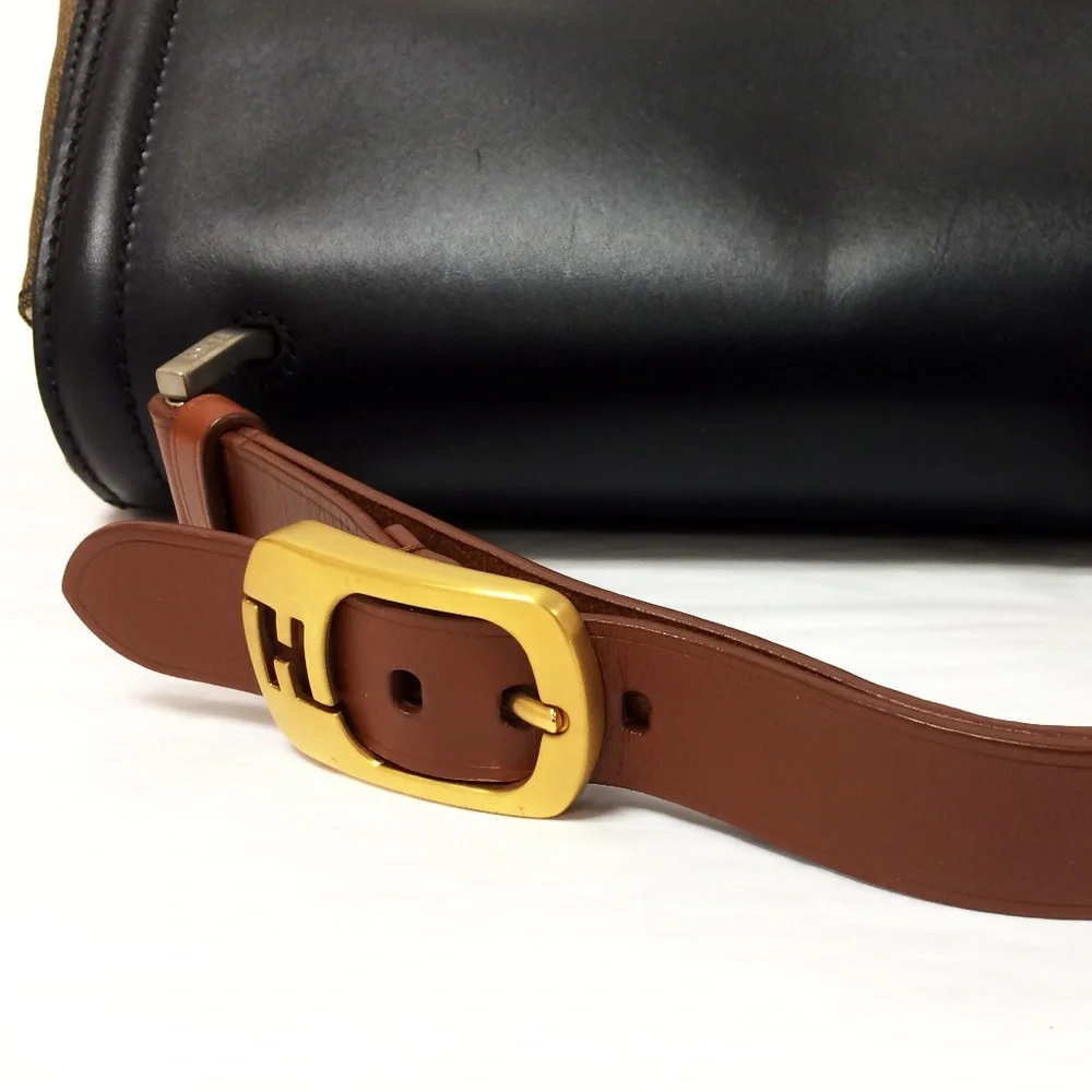 Fendi Silvana Black Leather Bag